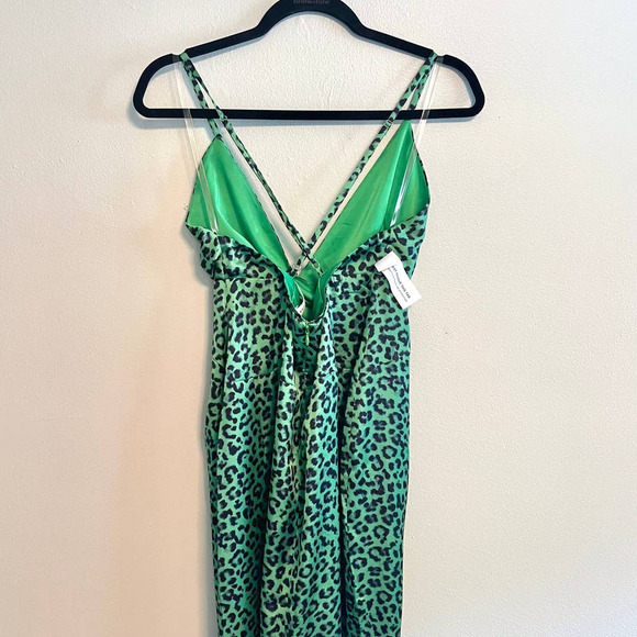 New Fame & Partners The Jami Dress | Leopard Mojito Size 4 - Picture 9 of 12